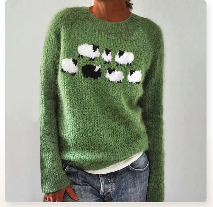 Lila™ | Joyful Nordic Knit Sweater