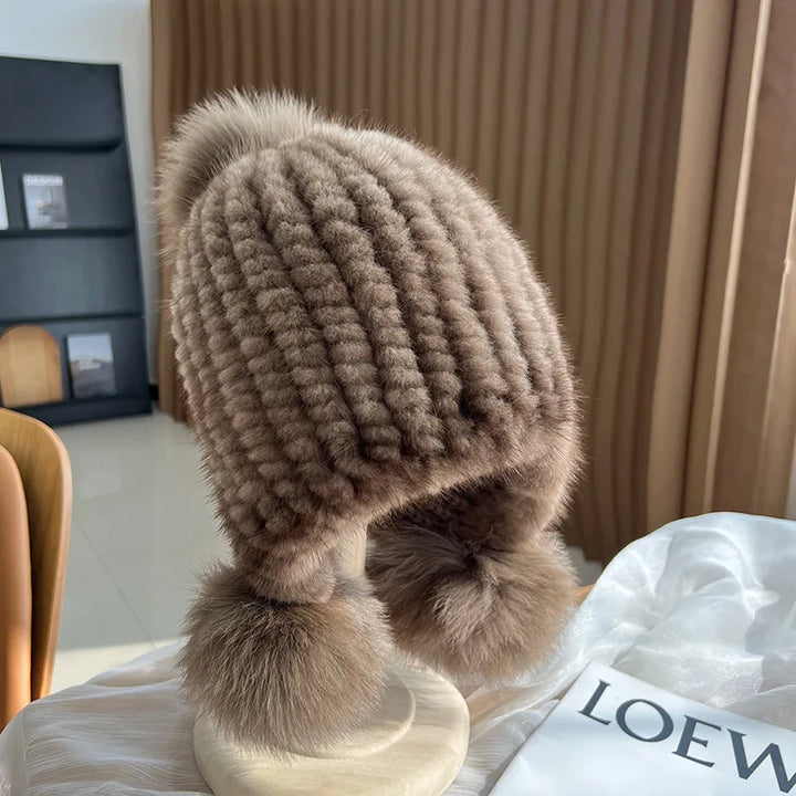 Daena™ | Luxe Pom-Pom Winter Hat