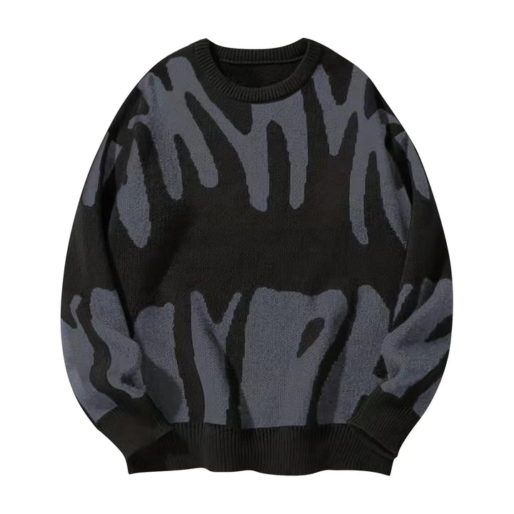 Spencer™ | Abstract Pattern Knit Sweater