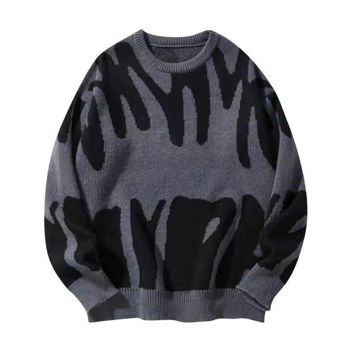 Spencer™ | Abstract Pattern Knit Sweater