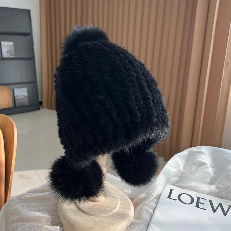 Daena™ | Luxe Pom-Pom Winter Hat