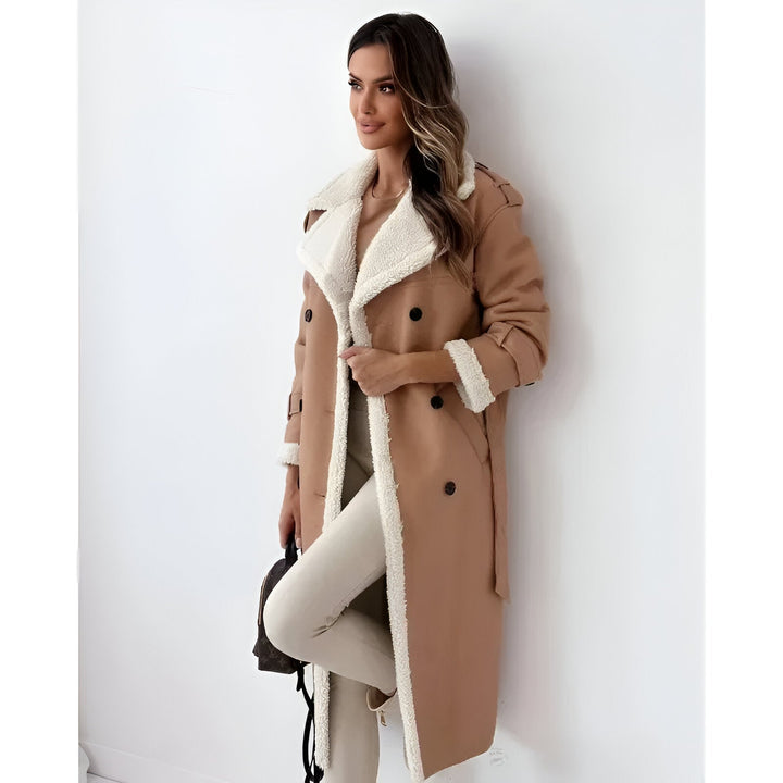 Amelia™ | Luxe Sherpa-Lined Trench Coat