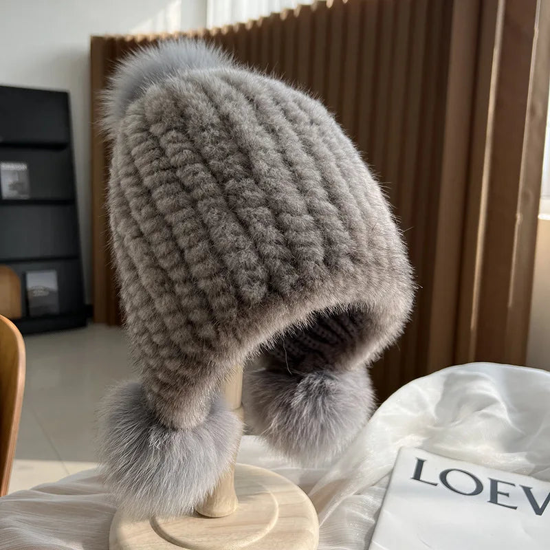 Daena™ | Luxe Pom-Pom Winter Hat