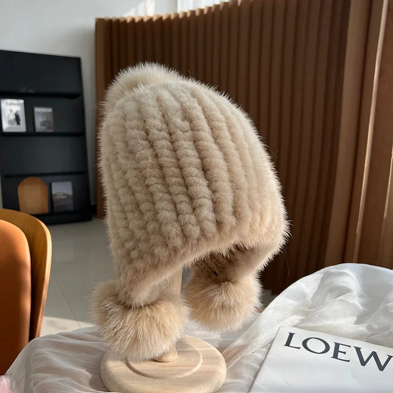 Daena™ | Luxe Pom-Pom Winter Hat