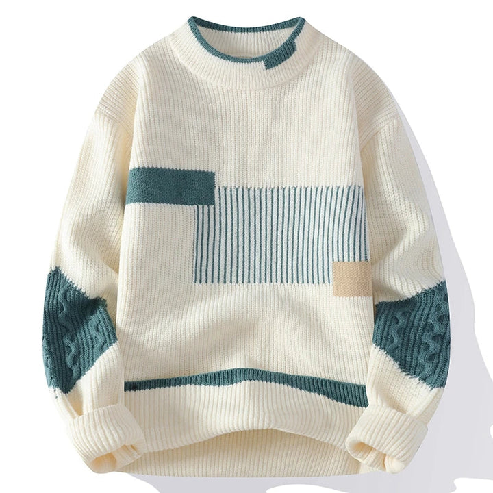 Bernard™ | Modern Geometric Knit Sweater