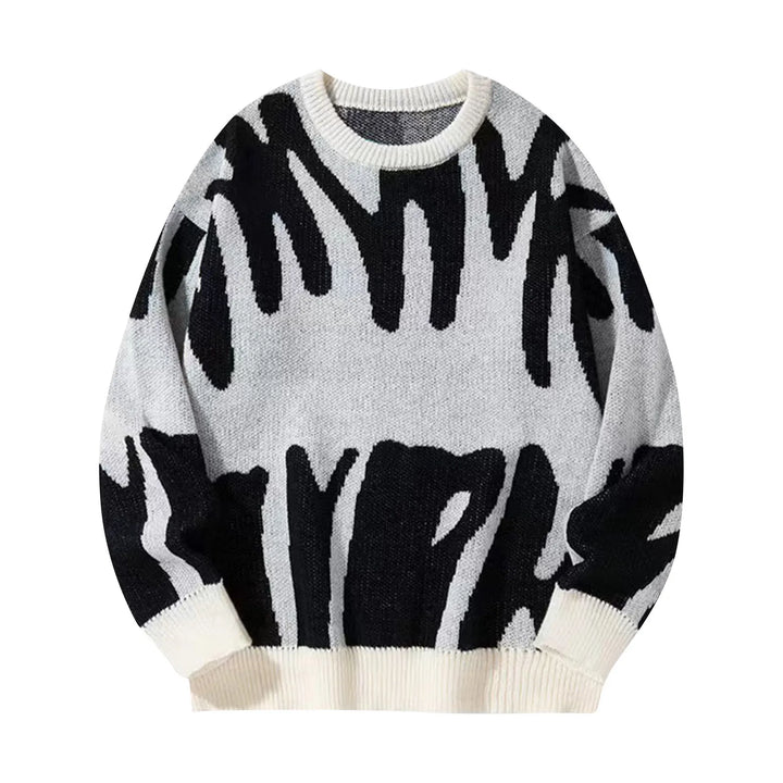 Spencer™ | Abstract Pattern Knit Sweater