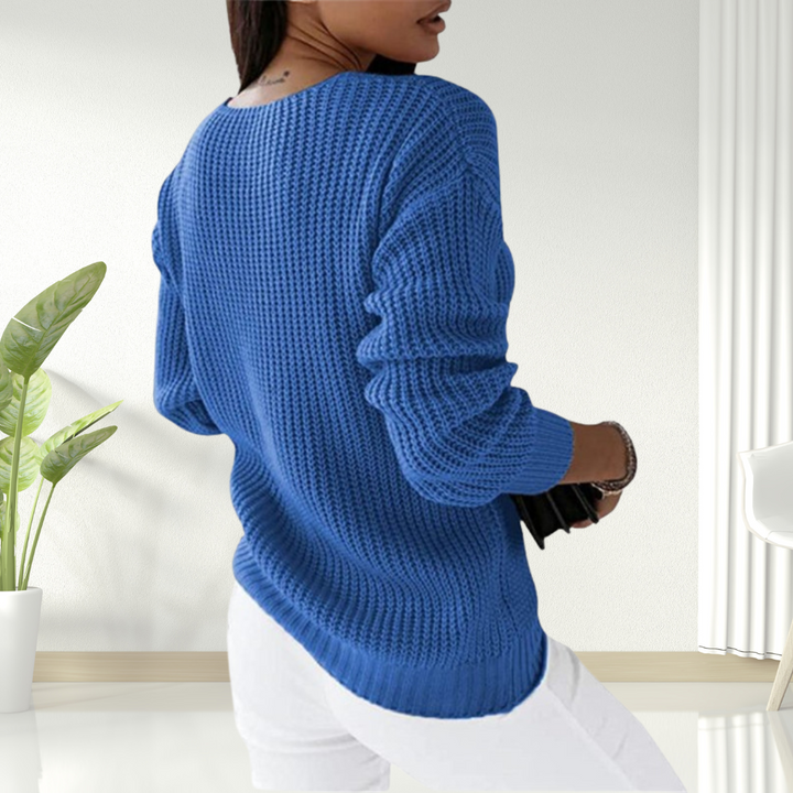 Aurelia™ | Classic Scandinavian Knit Sweater