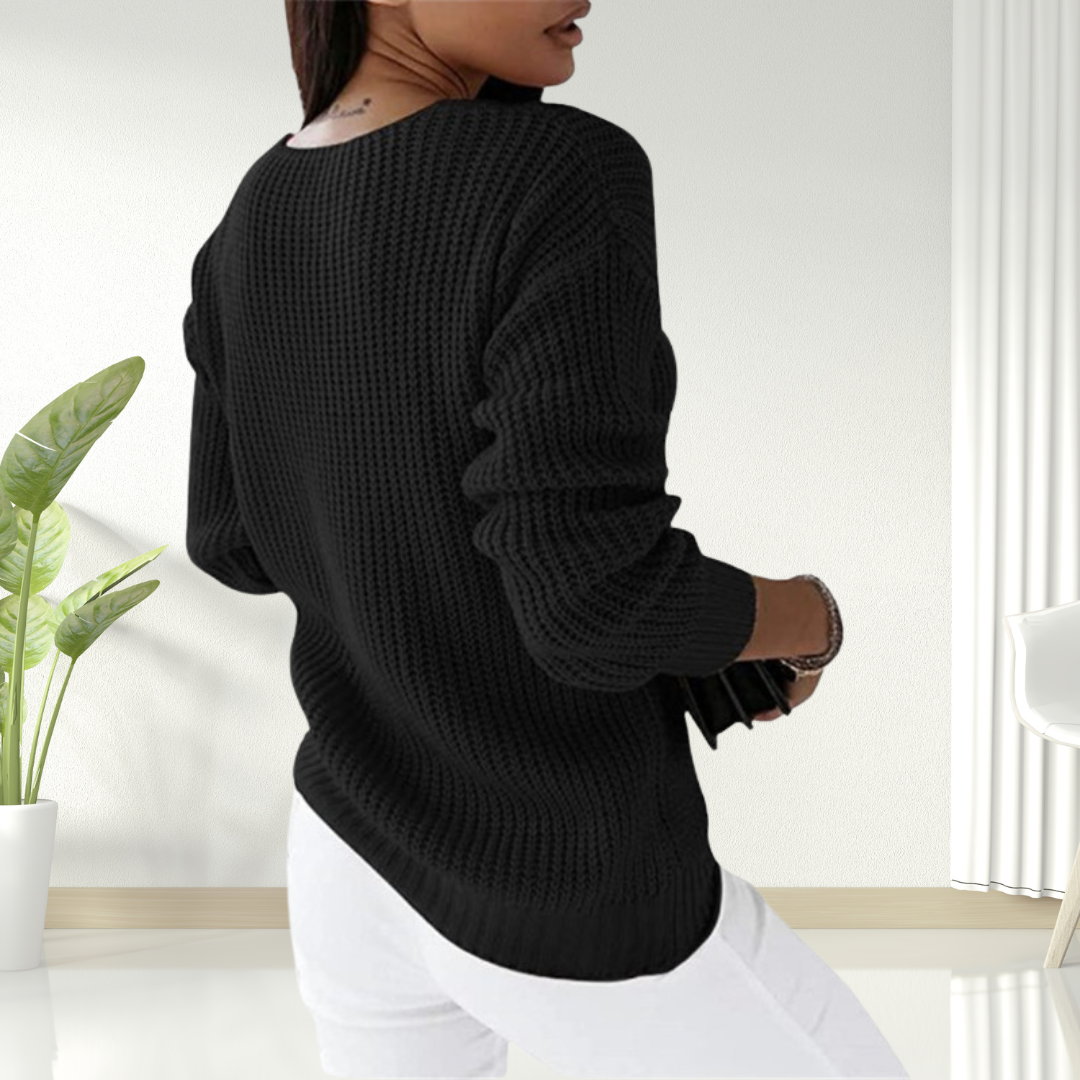 Aurelia™ | Classic Scandinavian Knit Sweater