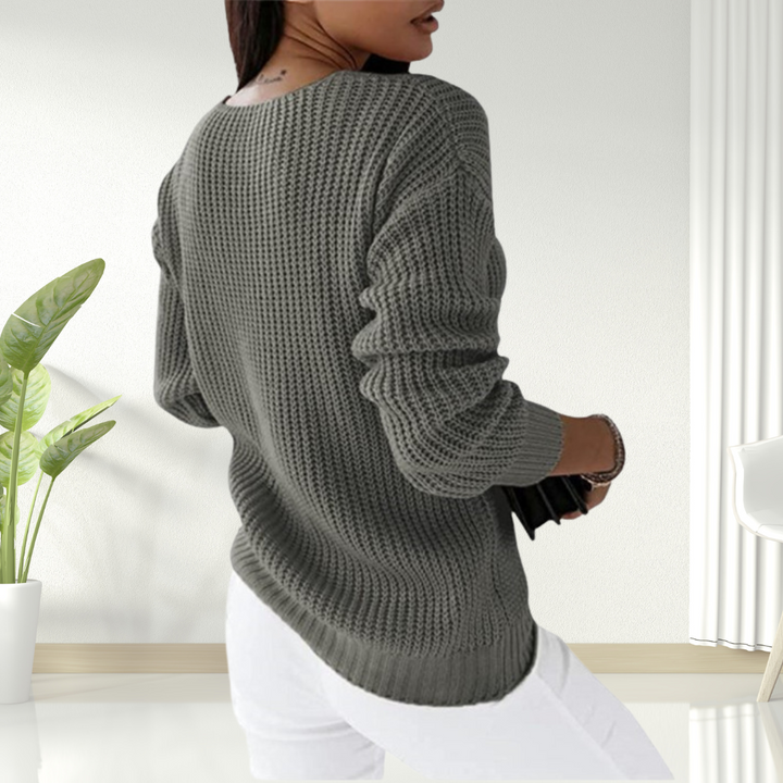 Aurelia™ | Classic Scandinavian Knit Sweater