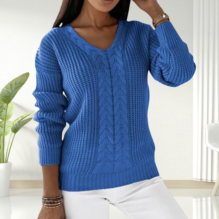 Aurelia™ | Classic Scandinavian Knit Sweater