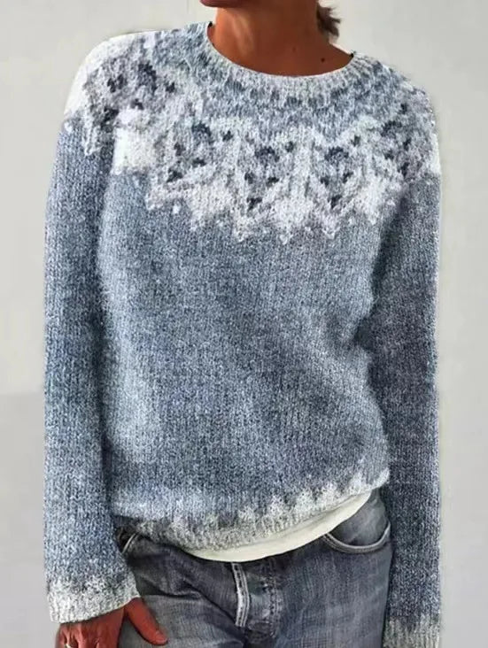 Lila™ | Joyful Nordic Knit Sweater