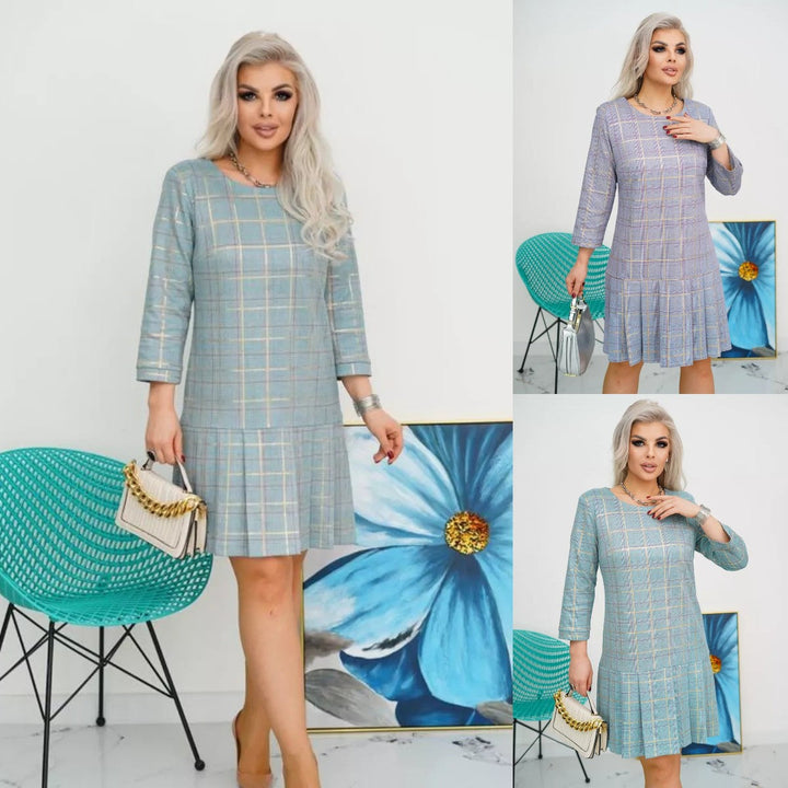 Elizabeth™ | Elegance Plaid Dress