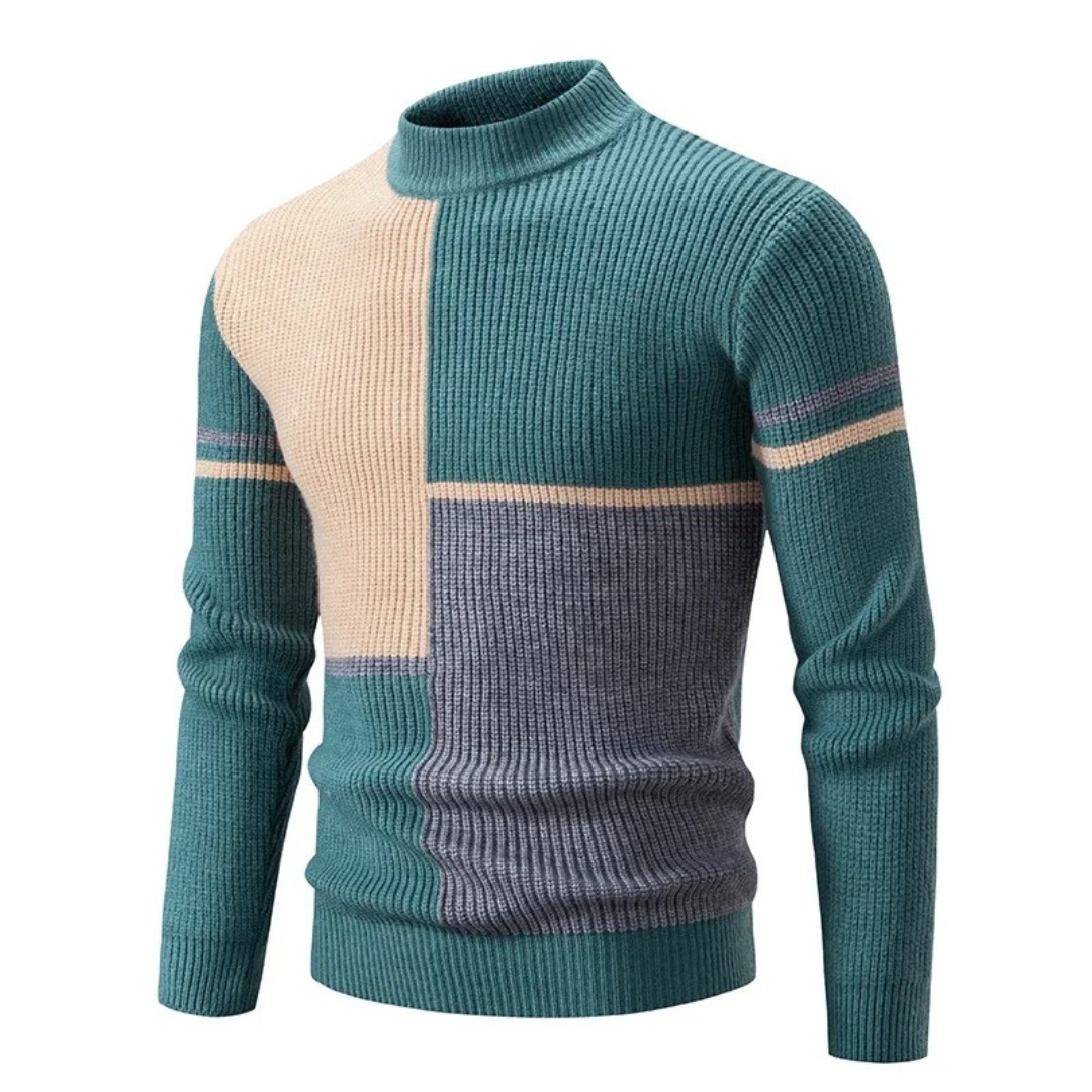 Ryan™ | Color-Block Knit Sweater