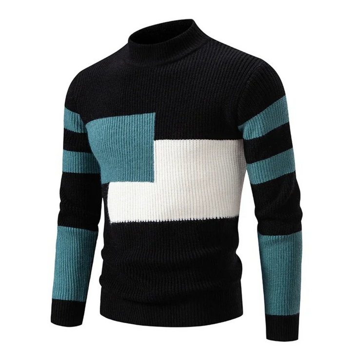 Ryan™ | Color-Block Knit Sweater