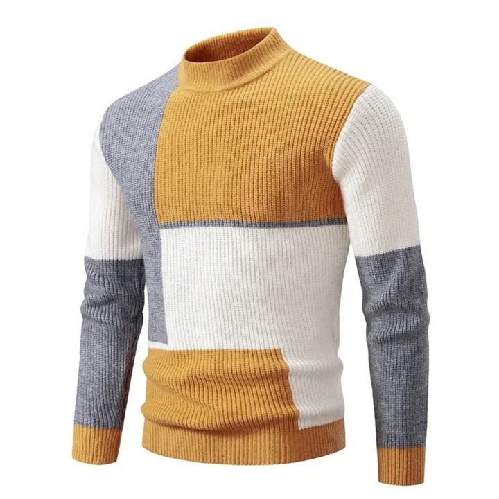 Ryan™ | Color-Block Knit Sweater