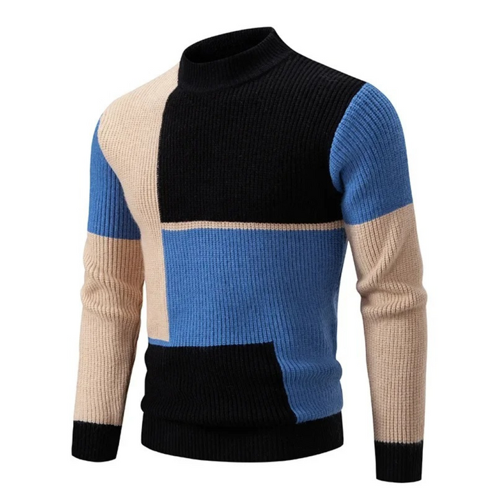 Ryan™ | Color-Block Knit Sweater