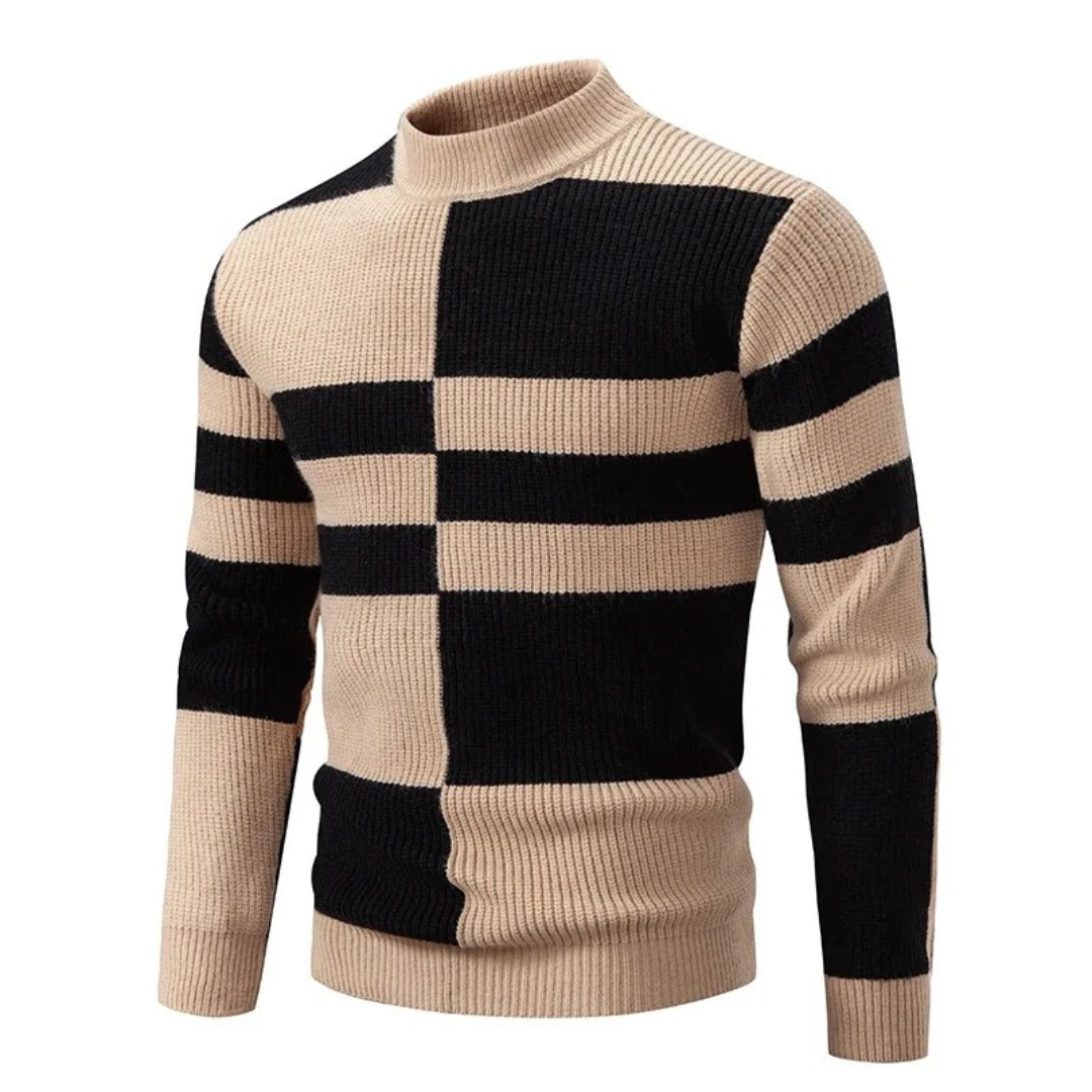 Ryan™ | Color-Block Knit Sweater