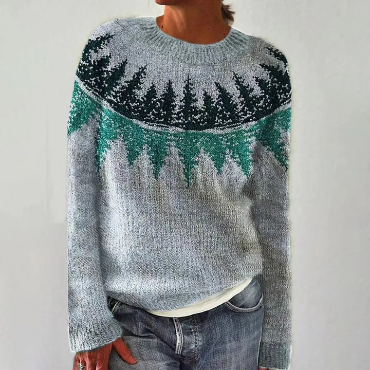 Lila™ | Joyful Nordic Knit Sweater