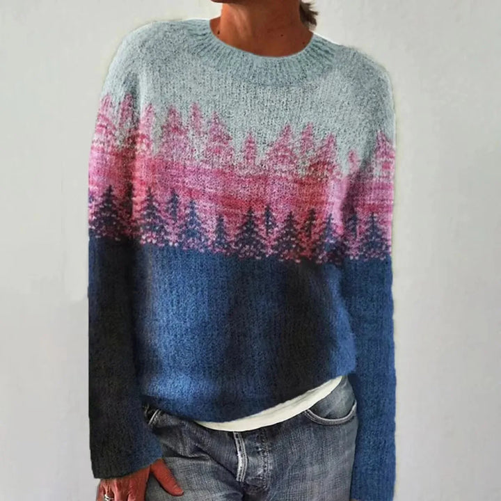 Lila™ | Joyful Nordic Knit Sweater